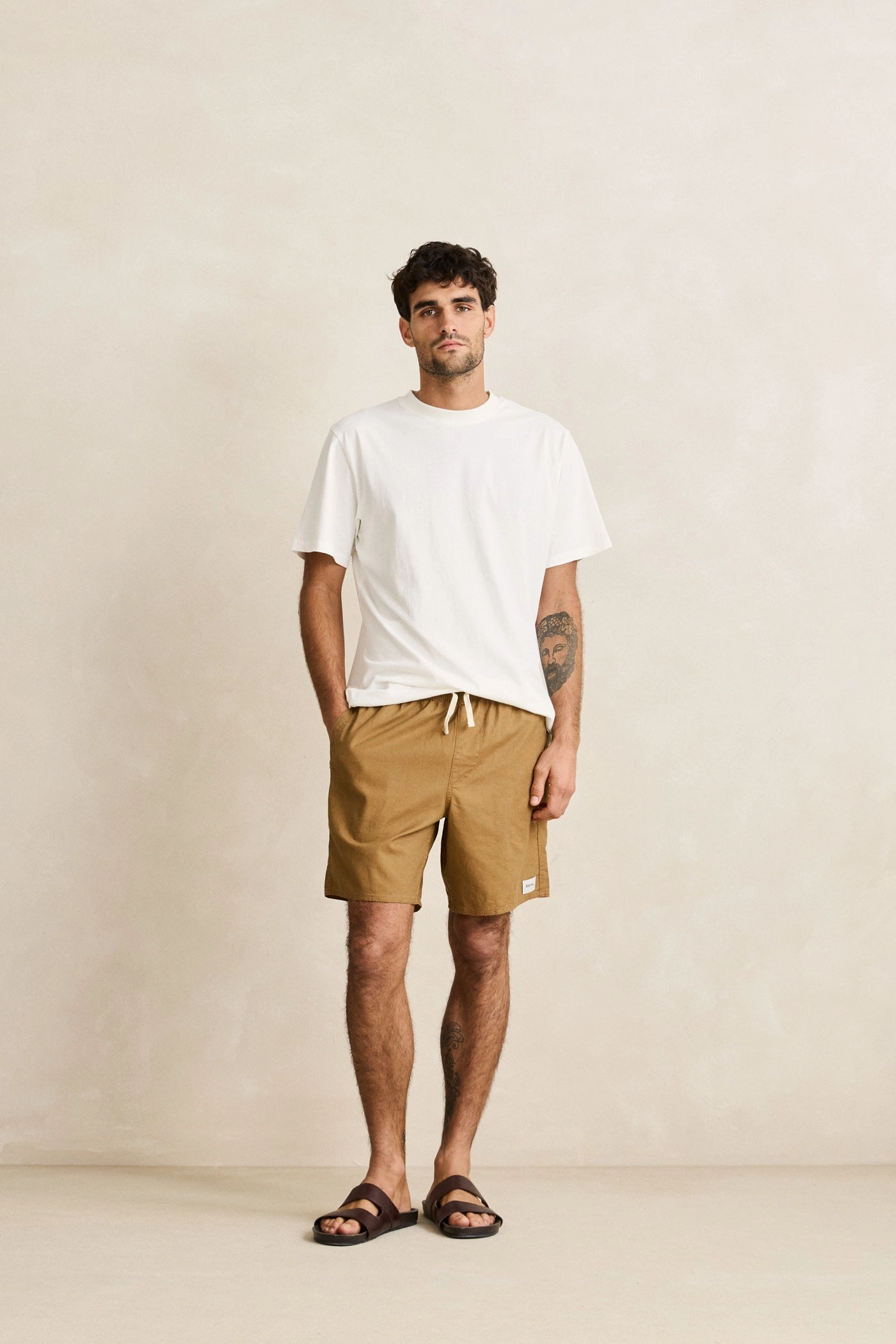 Classic Linen Jam Ochre Multi Pocket Functionality Hand washable