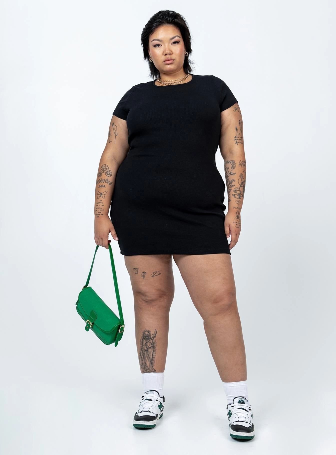 Classic Mini Dress Black Curve Emerging-Brand