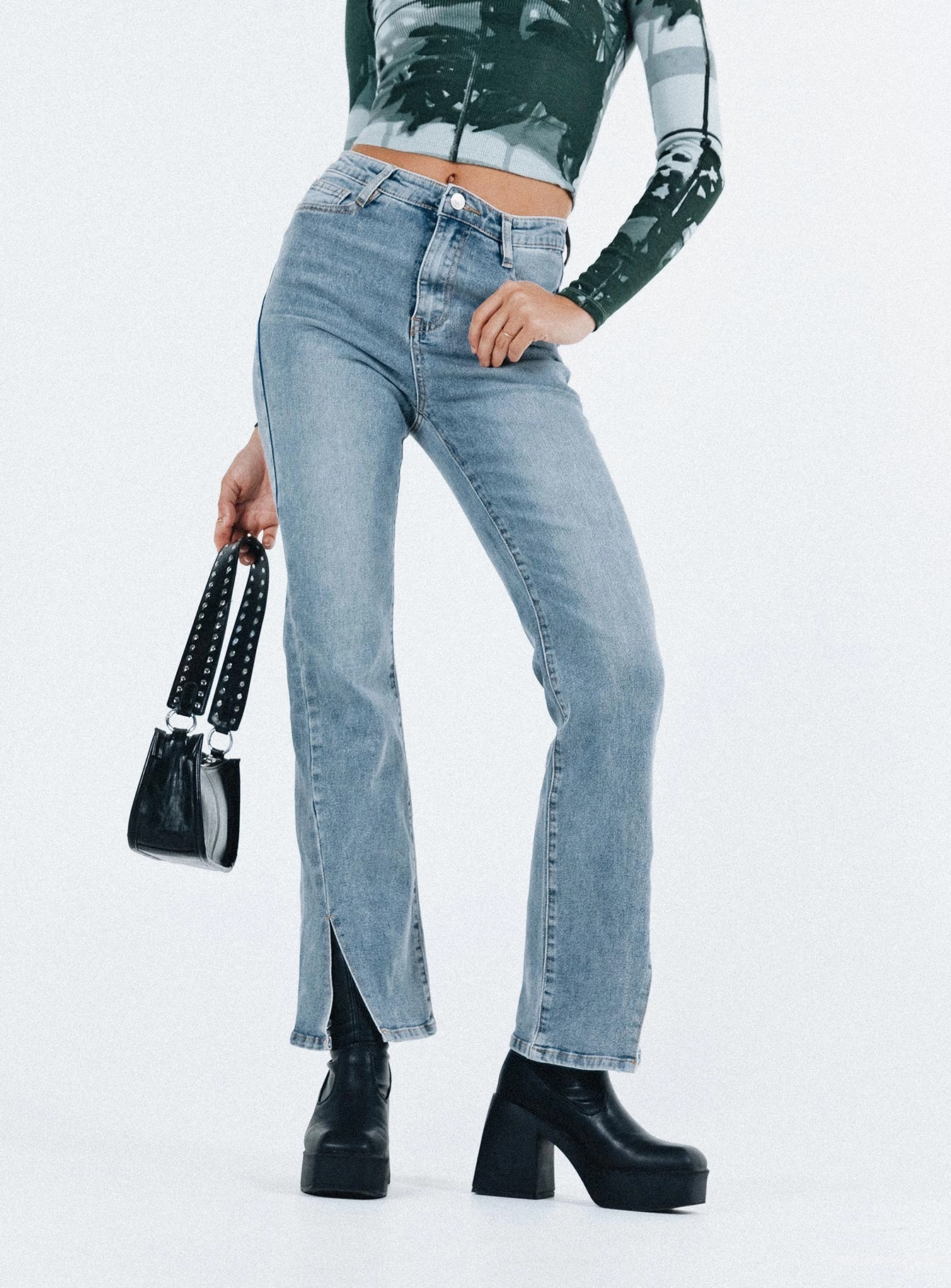 Keels Flare Denim Jeans Wearable Piece Iconic Outfit