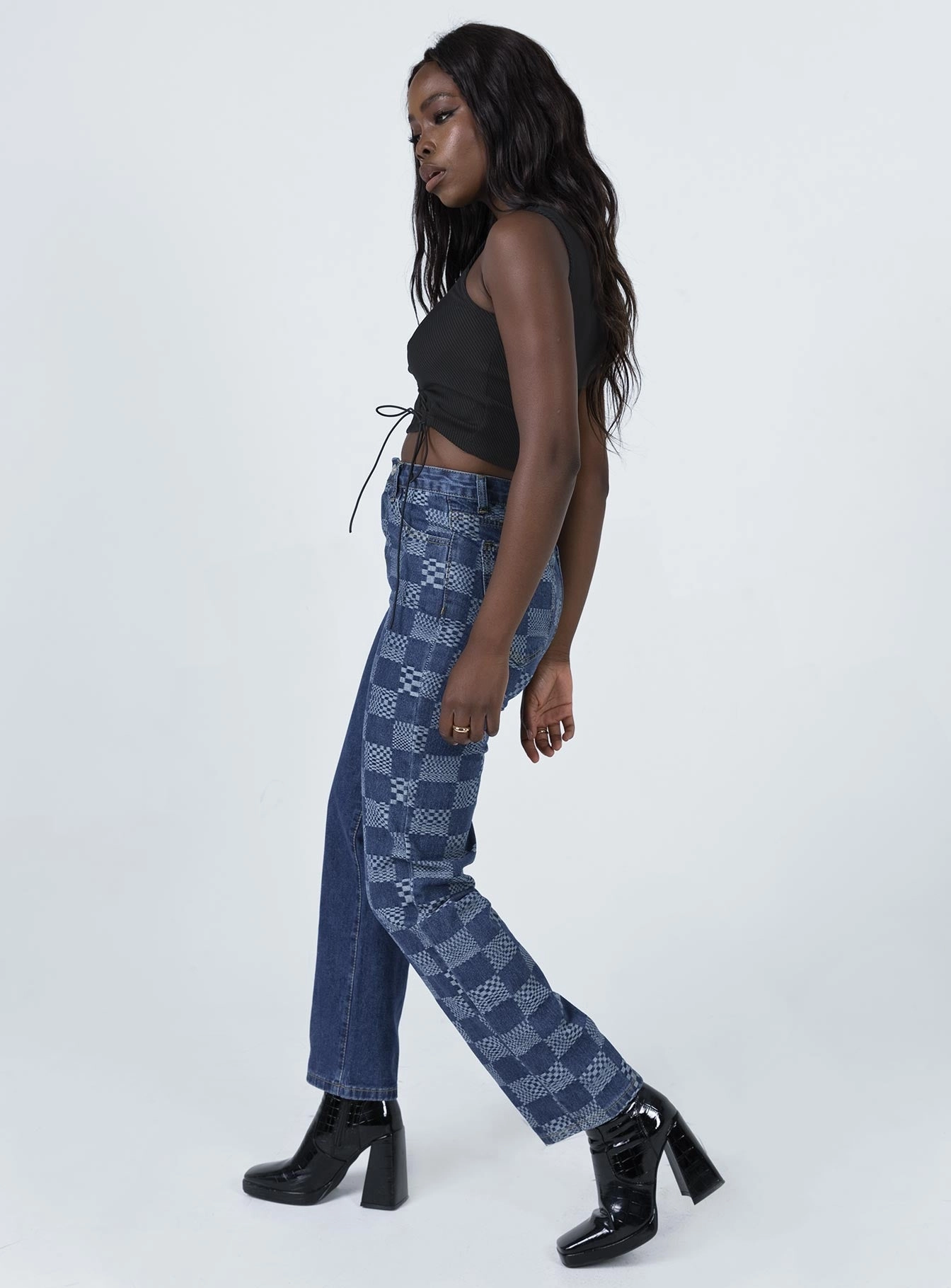 Cher Straight Leg Denim Jeans Everyday Party Look