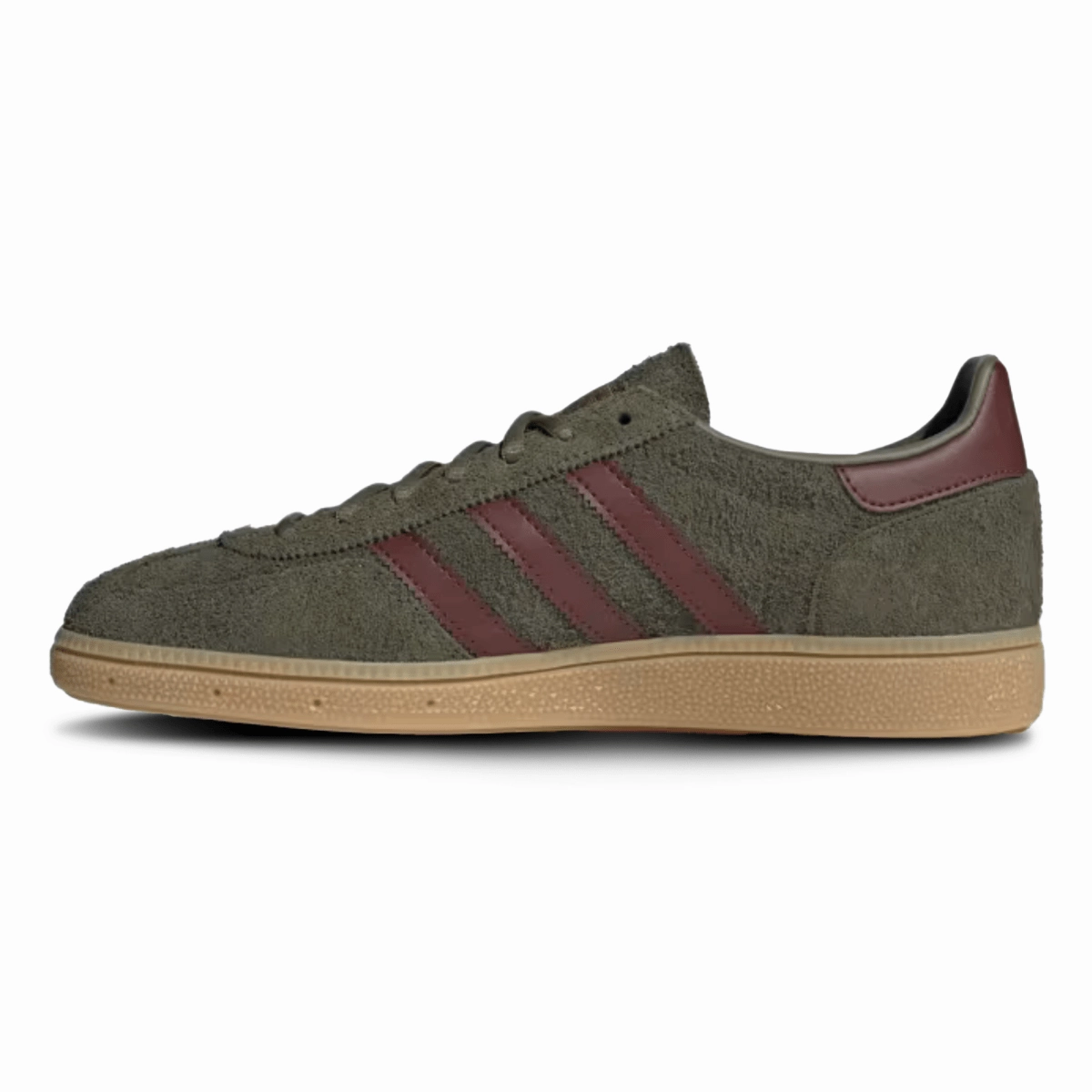 Adidas Men's Handball Spezial Focus Olive/Fox Brown/Gum Comfortable Arch Support