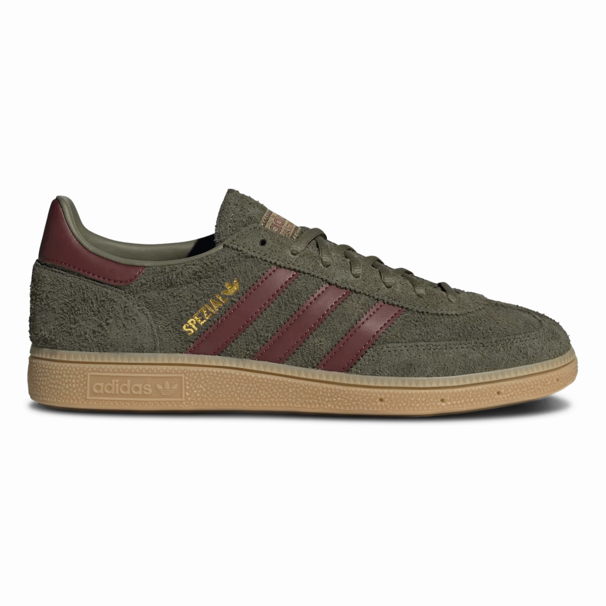 Adidas Men's Handball Spezial Focus Olive/Fox Brown/Gum Smooth Design