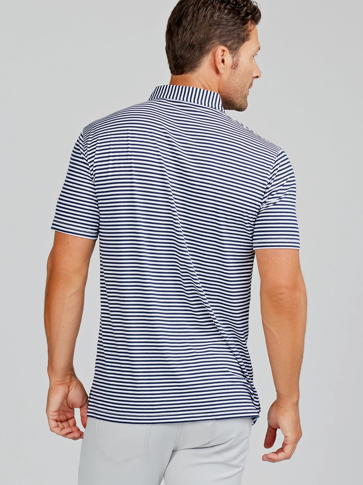 Cloud Polo Air Stripe Performance Wear