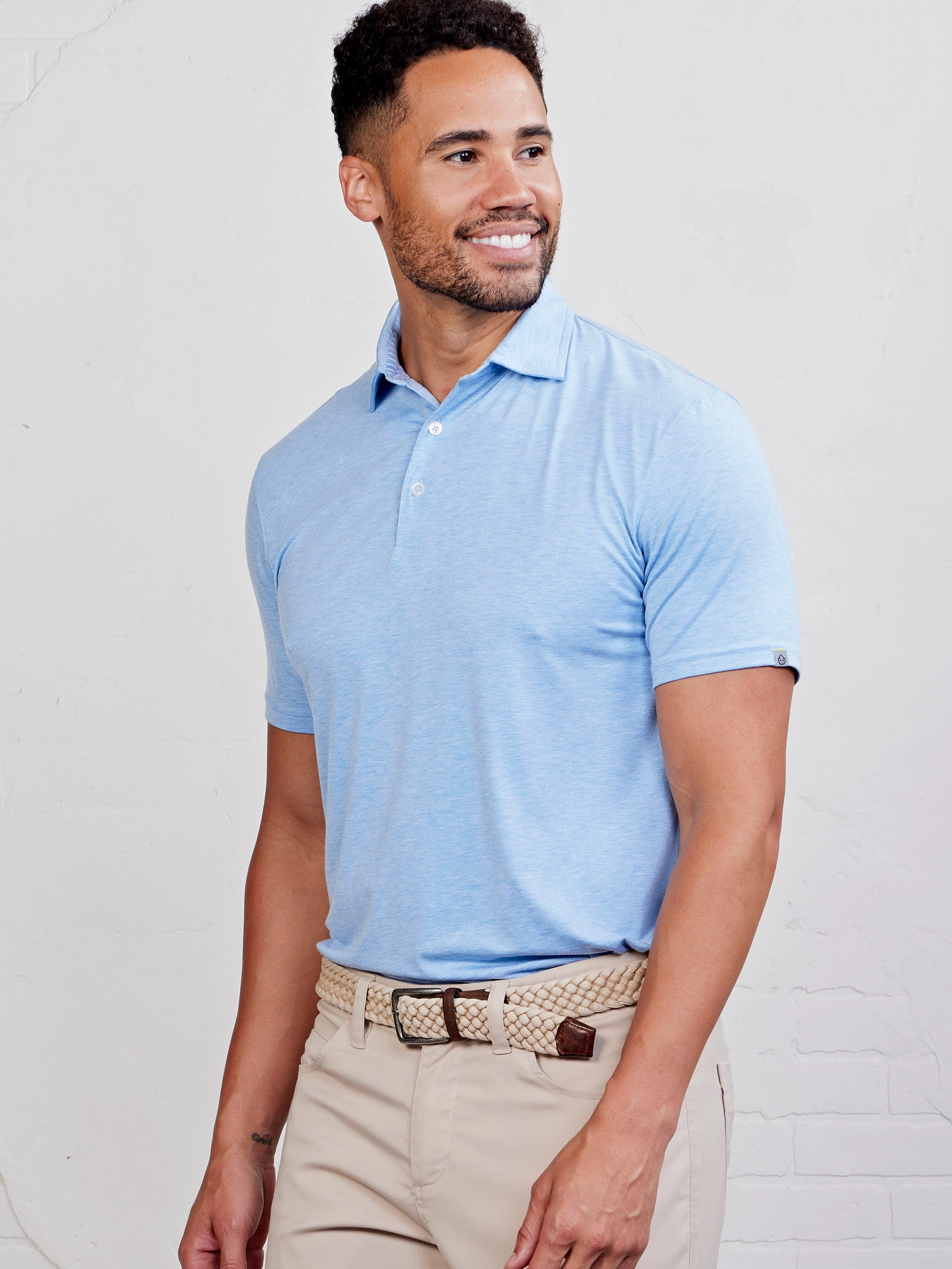 Cloud Polo Sporty Design Breathable Cotton Blend