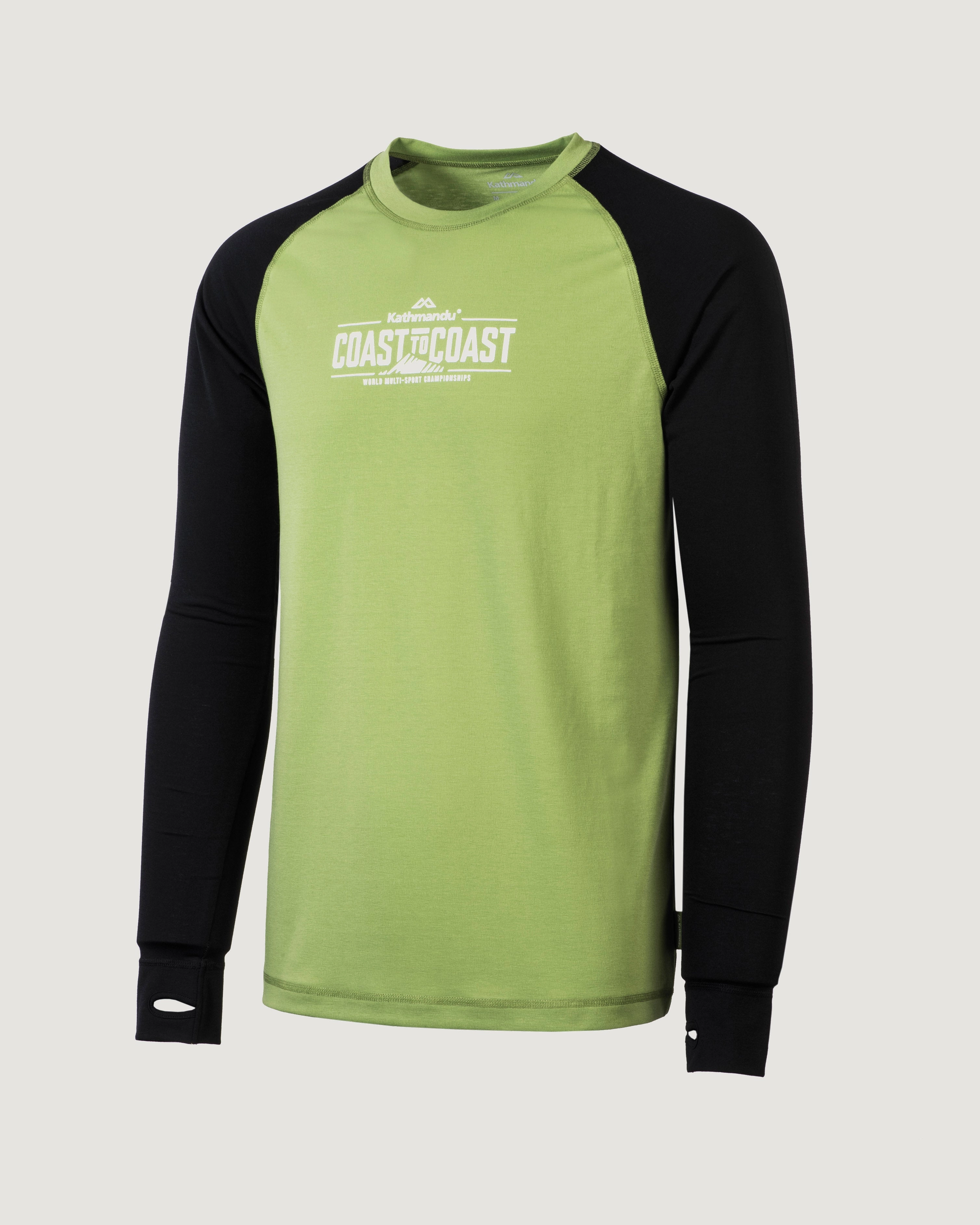 Coast to Coast Standard Ultracore Top - Green/Black Wrinkle Free Fabric Friction Reducing Design
