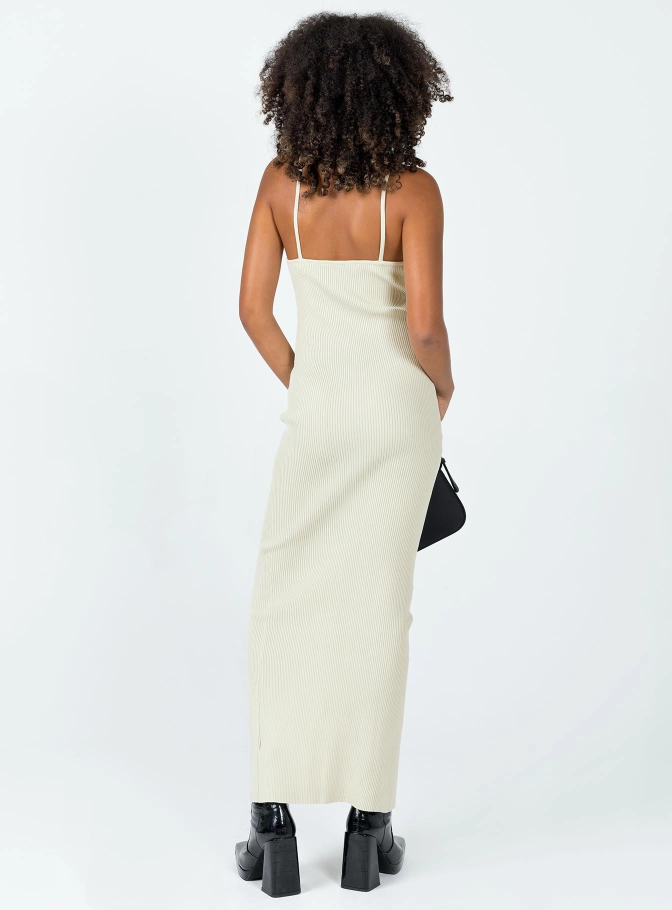 Casa Midi Dress Cream Polished office dress All weather