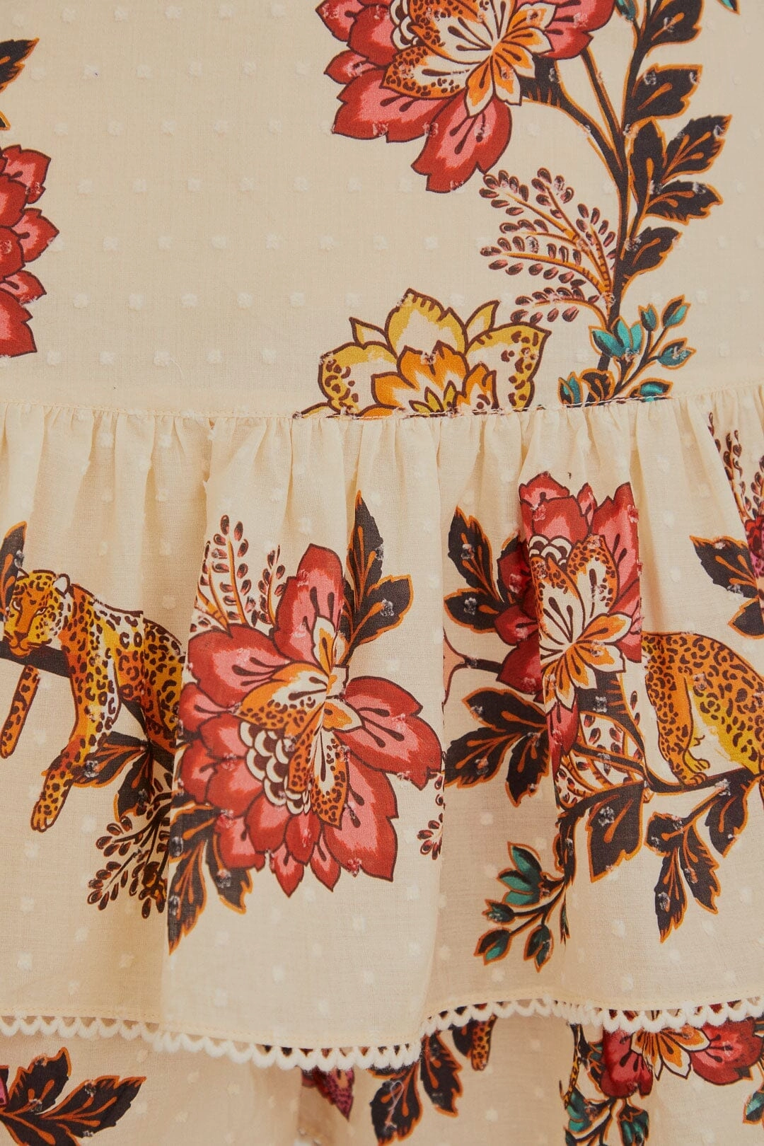 Sand Leopard Flowers Mini Skirt Clean Outfit Dance Practice