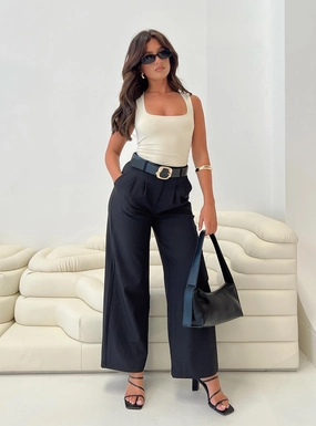 Anti Pilling Seamless Wear Archer Pants Black Petite