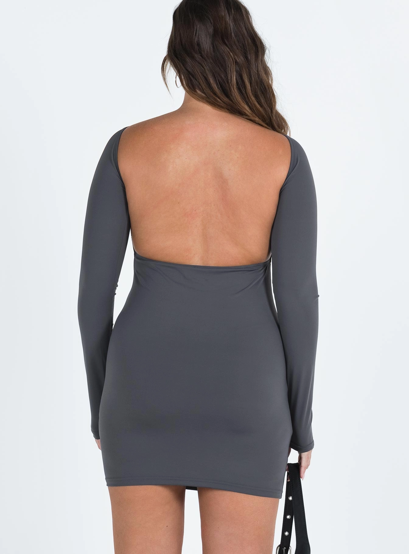 NonSlipClosure Gatewood Long Sleeve Mini Dress Slate