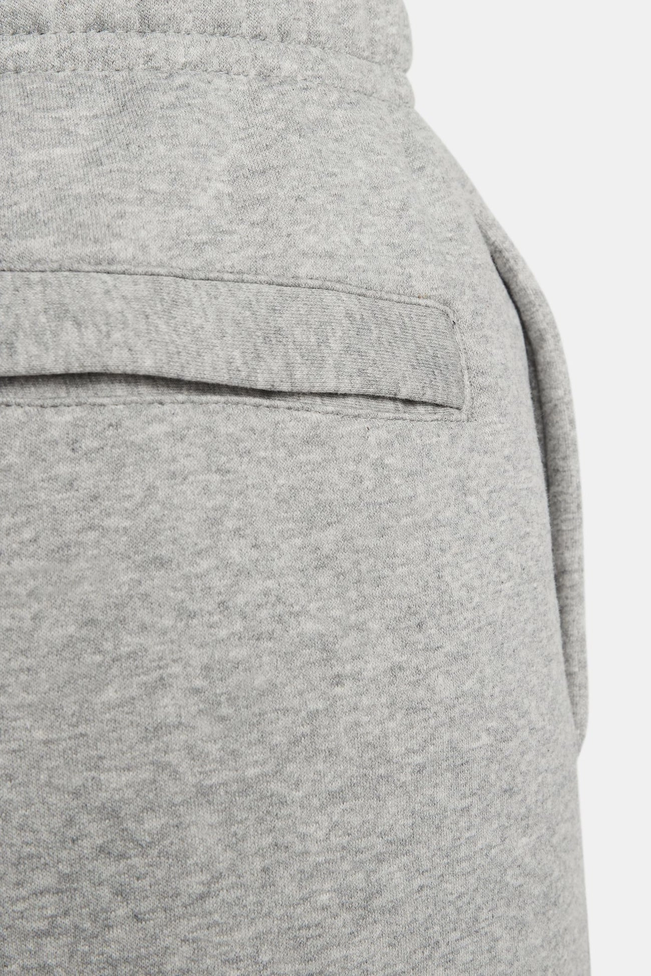 Nike Sportswear Club Fleece Jogger Dark Grey Heather Minimalist Waist HighDensityWeave