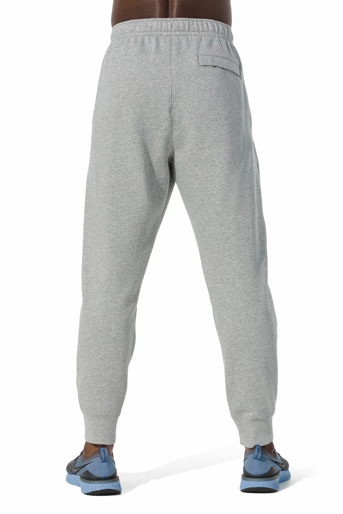 Laser Cut Edges Nike Sportswear Club Fleece Jogger Dark Grey Heather