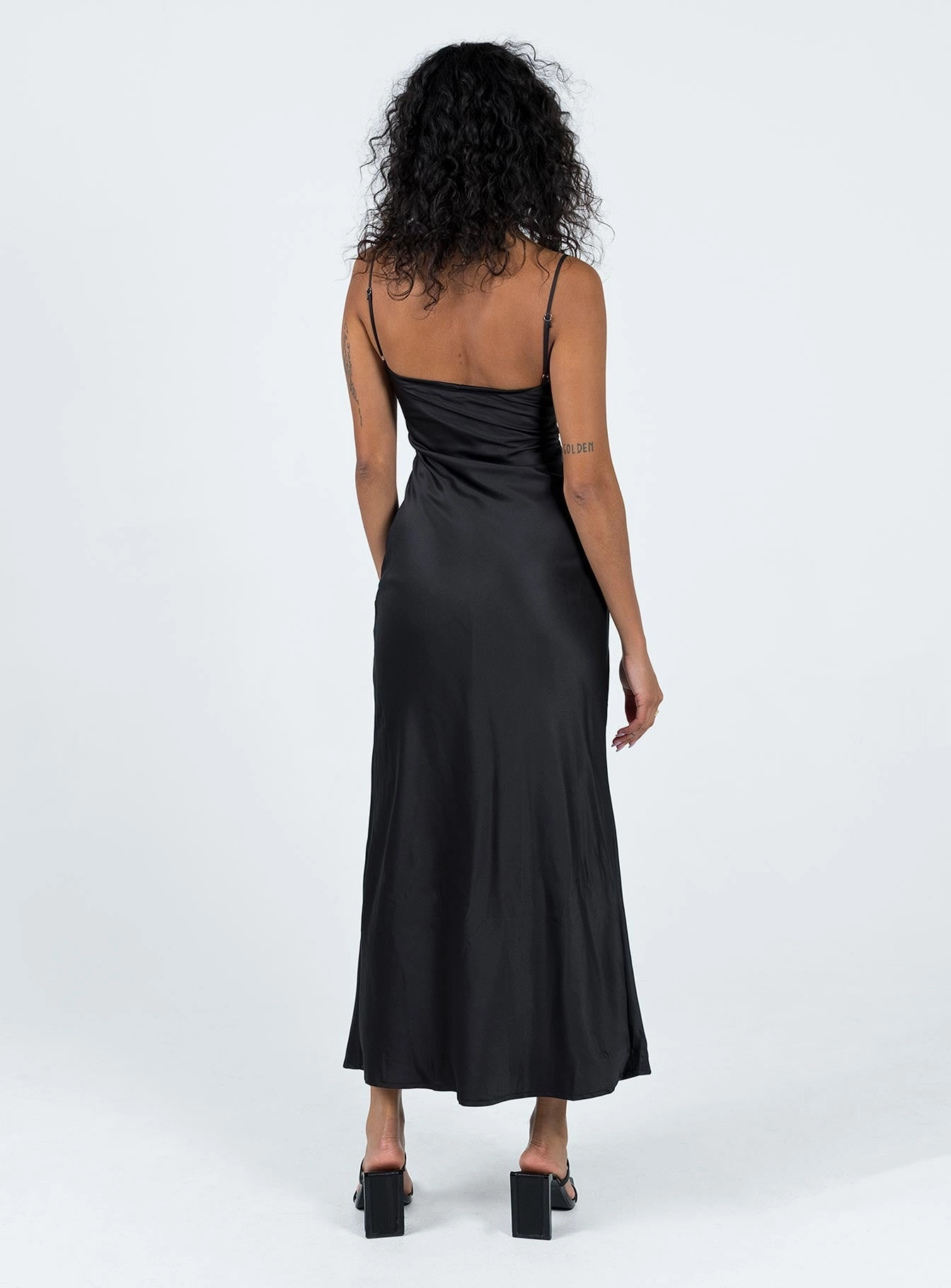 Ombre-Effect Maybelle Maxi Dress Black