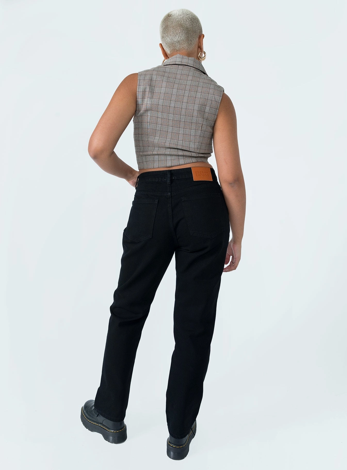 Deluxe Low Waist Jeans Black Smooth Road Trip