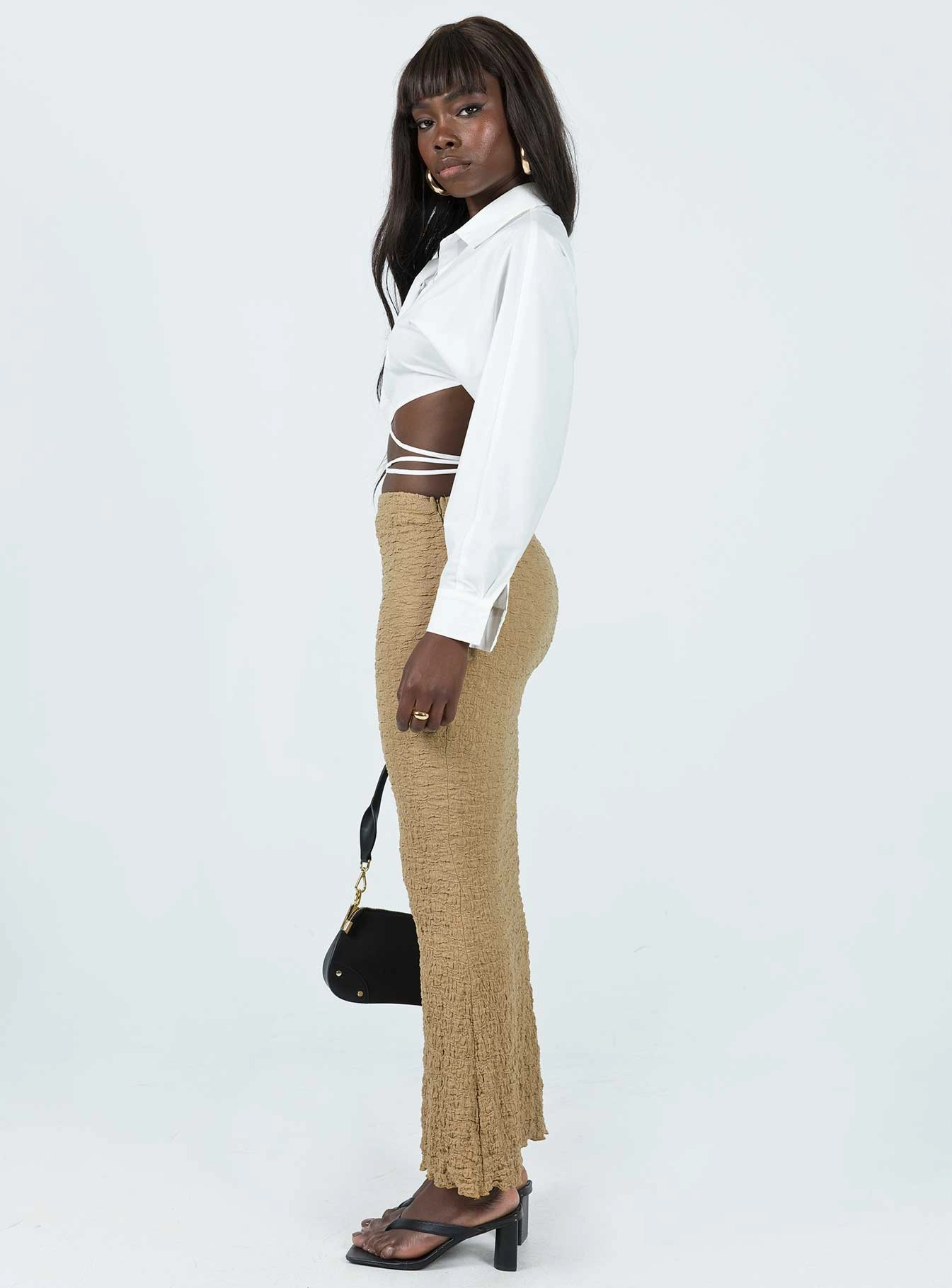 Midi length Rubes Midi Skirt Beige