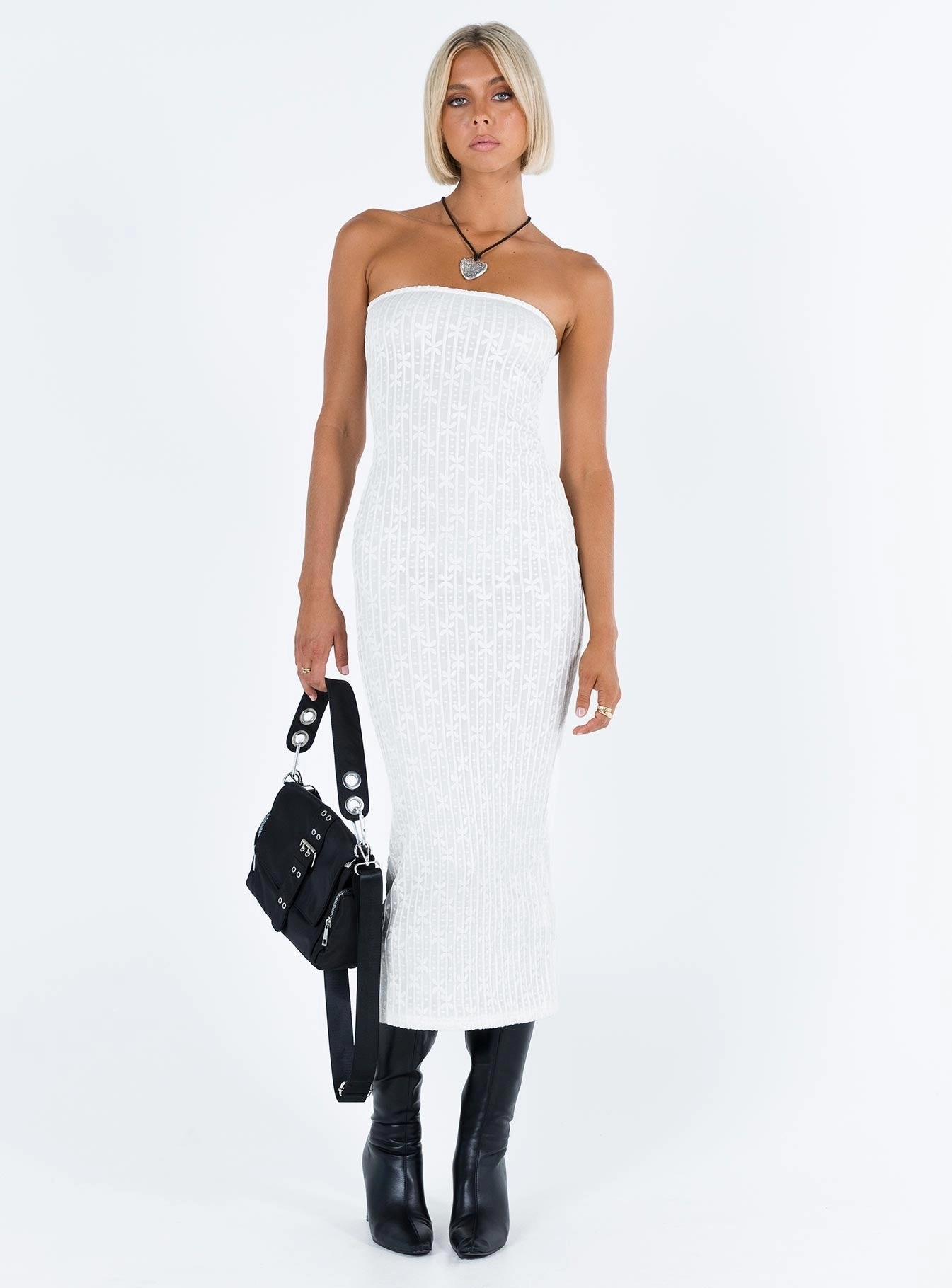 Lasance Maxi Dress White Relaxed and Effortless