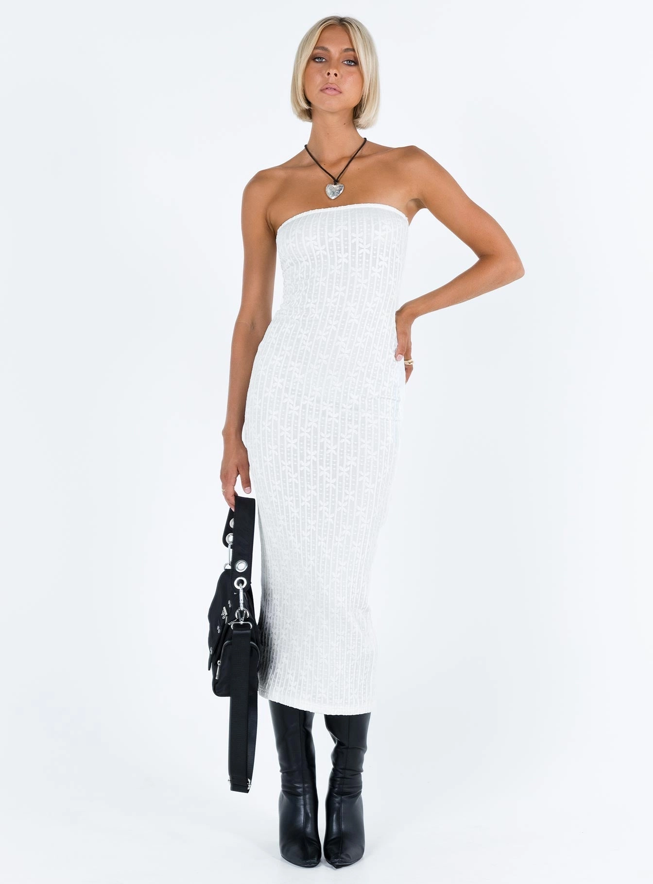 Lasance Maxi Dress White Style Blend Timeless elegance