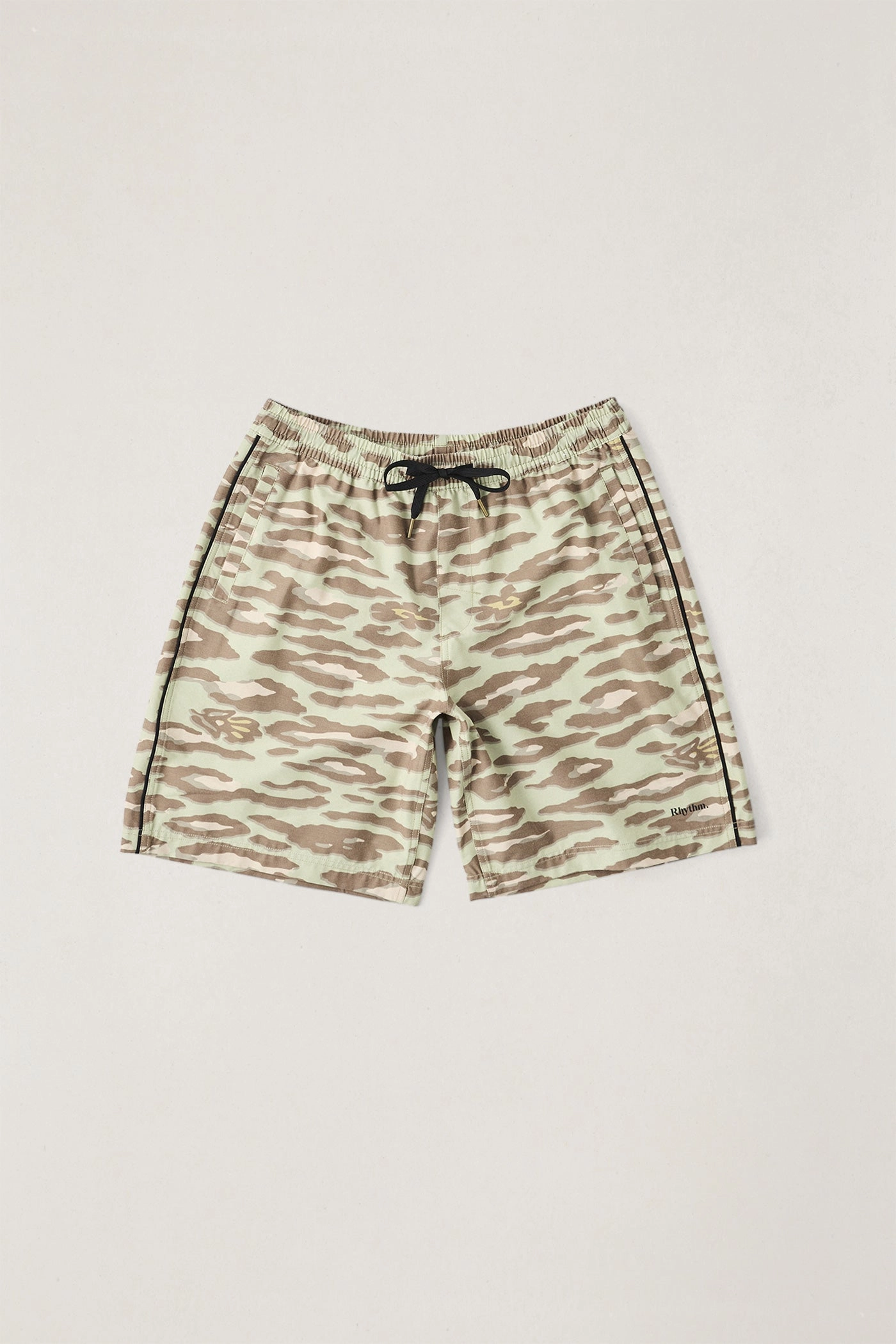 Leo Camo Beach Short Sage Camouflage Pattern