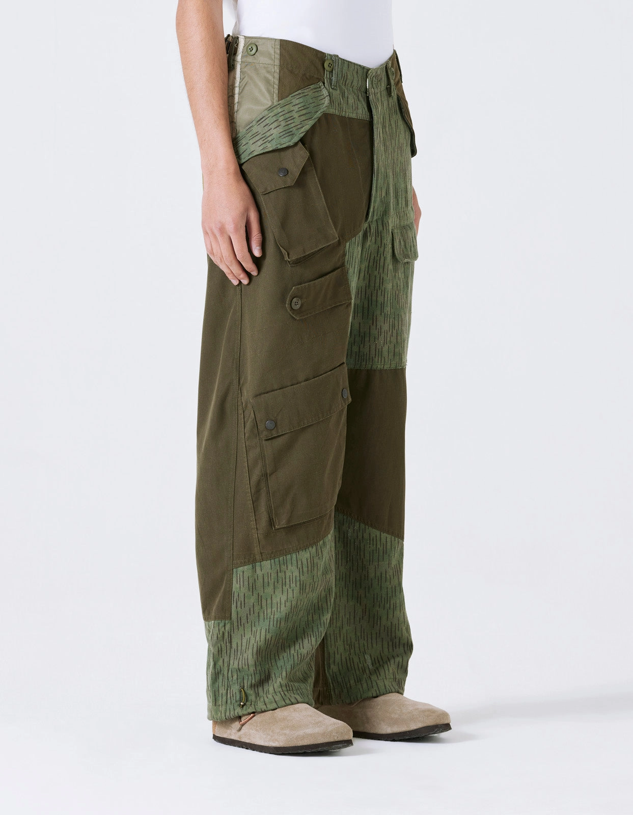 ThermalRegulatingLining 4277 Upcycled M65 Loose Cargo Pants Olive