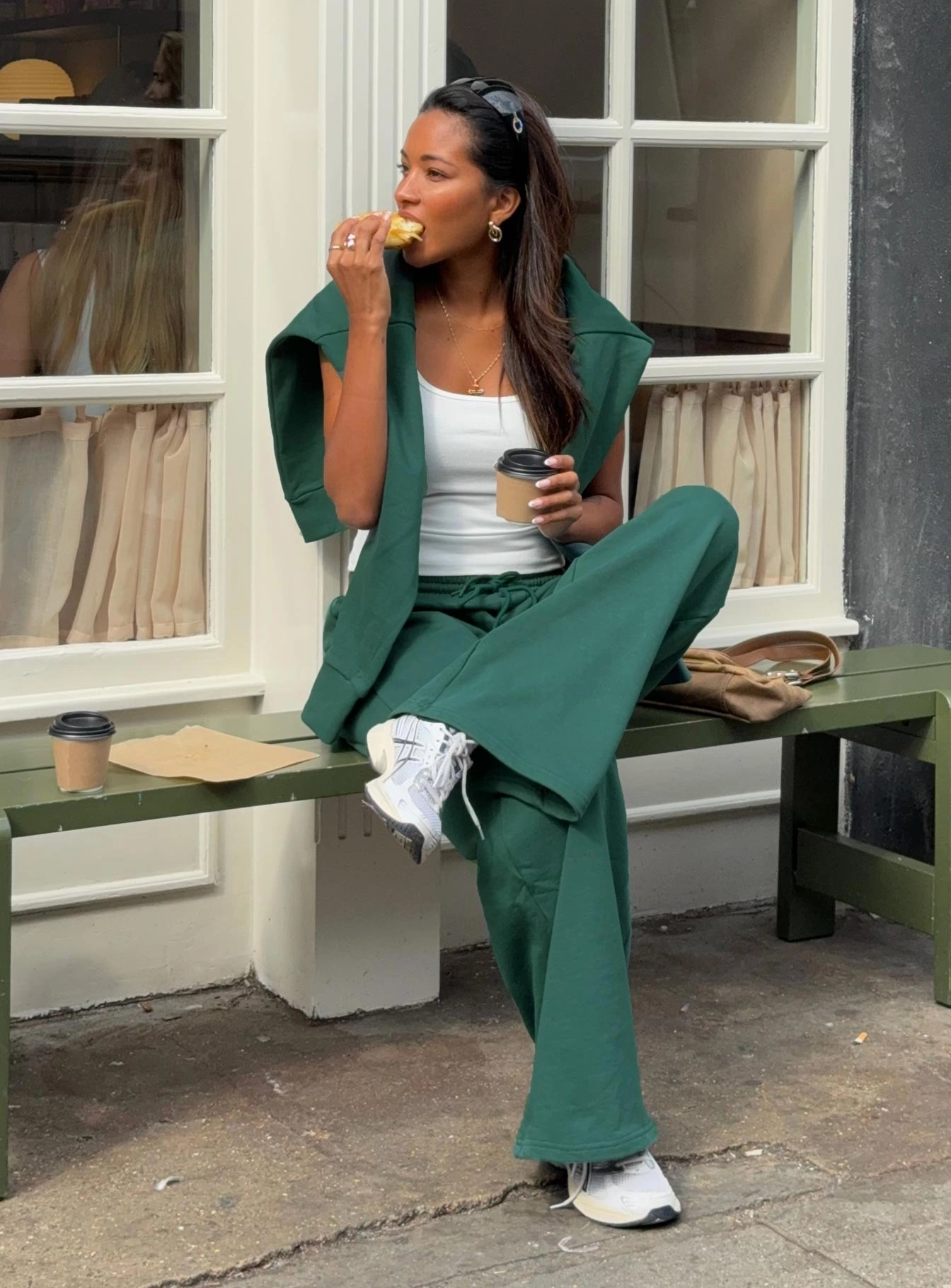 All Day Straight Leg Sweatpants Green Dynamic Fit SoftTouchFinish