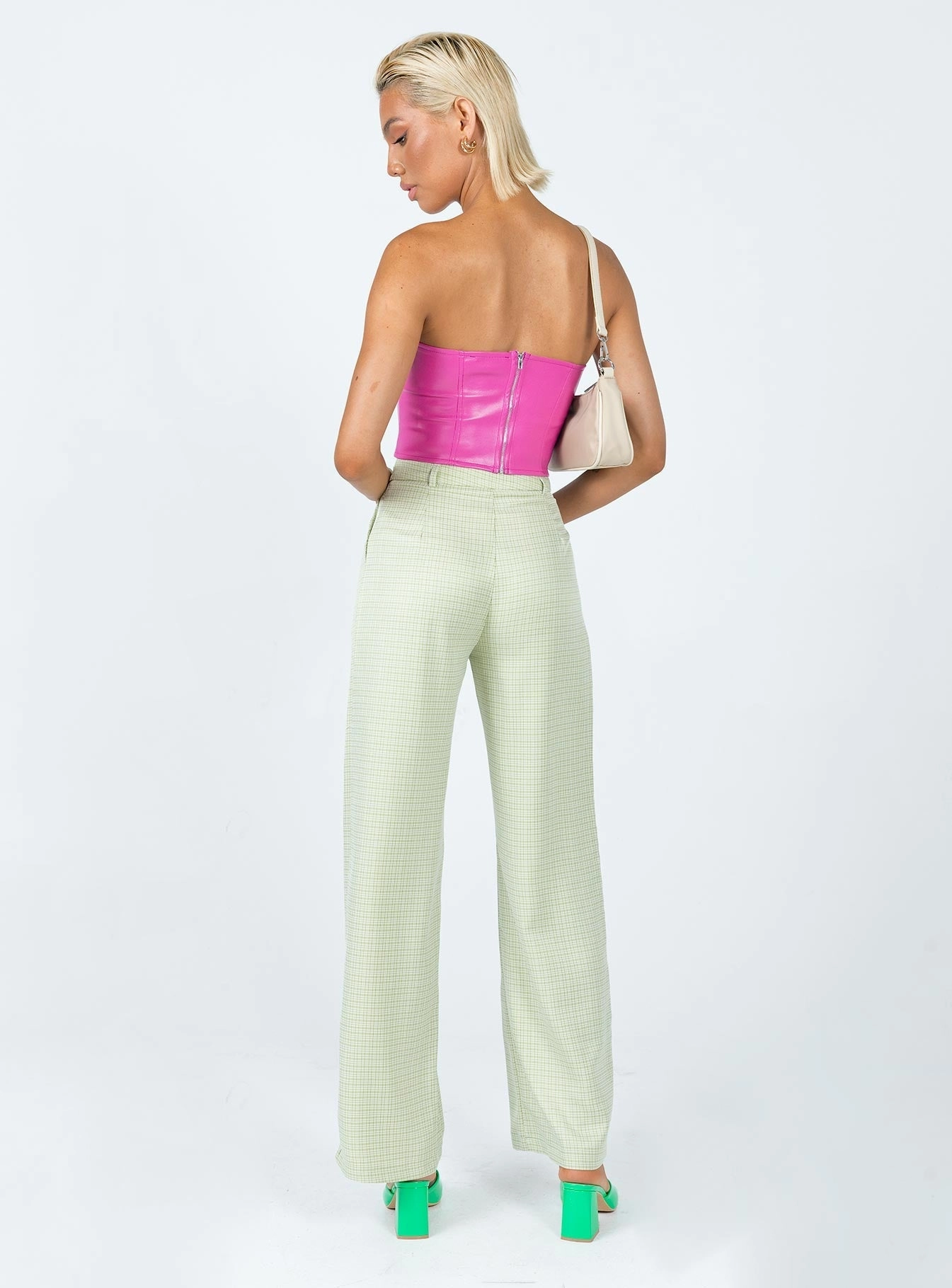 Comfy Fit Heat Friendly Archer Pants Green Check