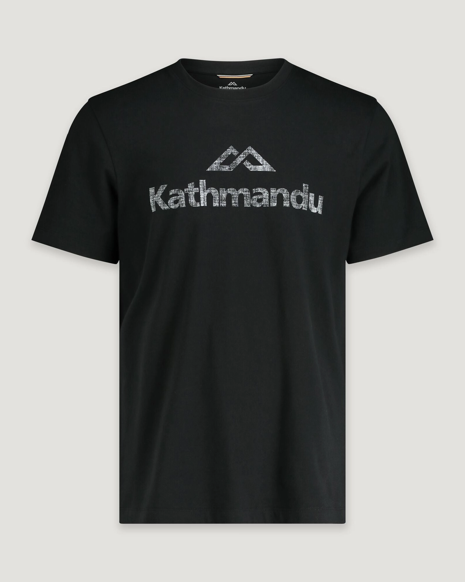 Comfort Style Sport Performance Fit Kathmandu Logo Women's Short Sleeve T-shirt - Black Stingray