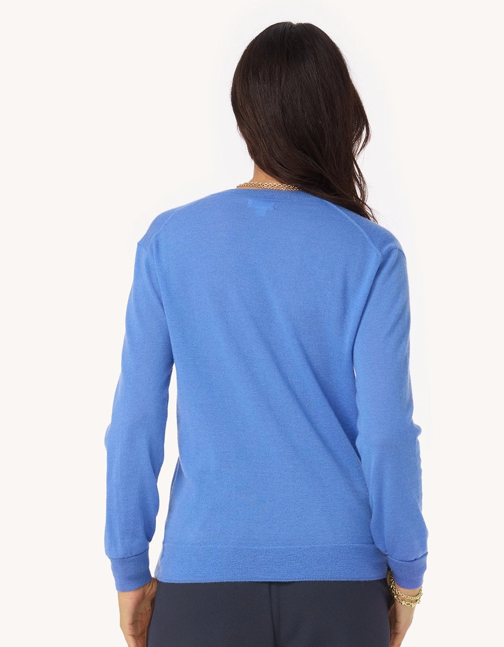 Simple Chic Unsubscribed Whisper-Weight Cashmere V-Neck Sweater
