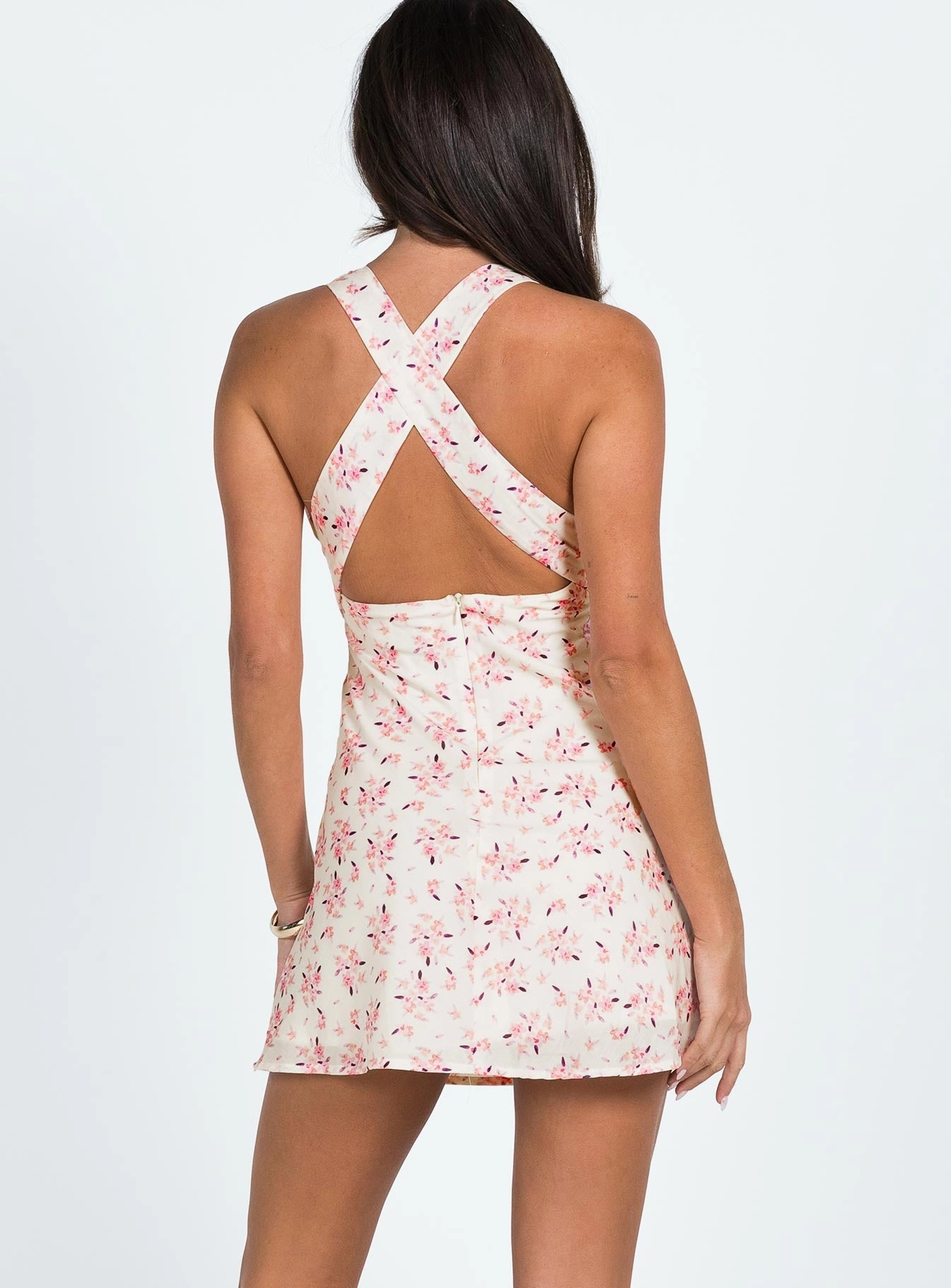 Connelly Mini Dress Pink Floral Feminine Design