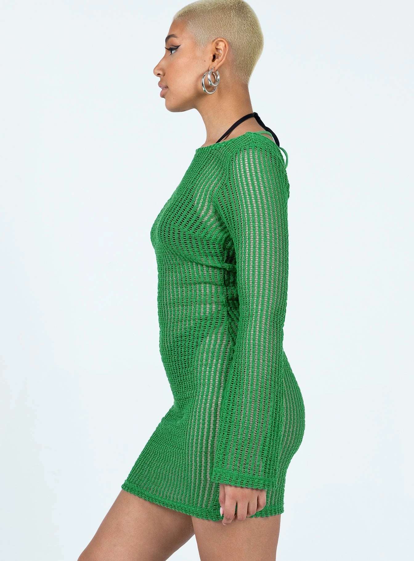 Dianne Dress Green Sage Glow breathable fabric dress
