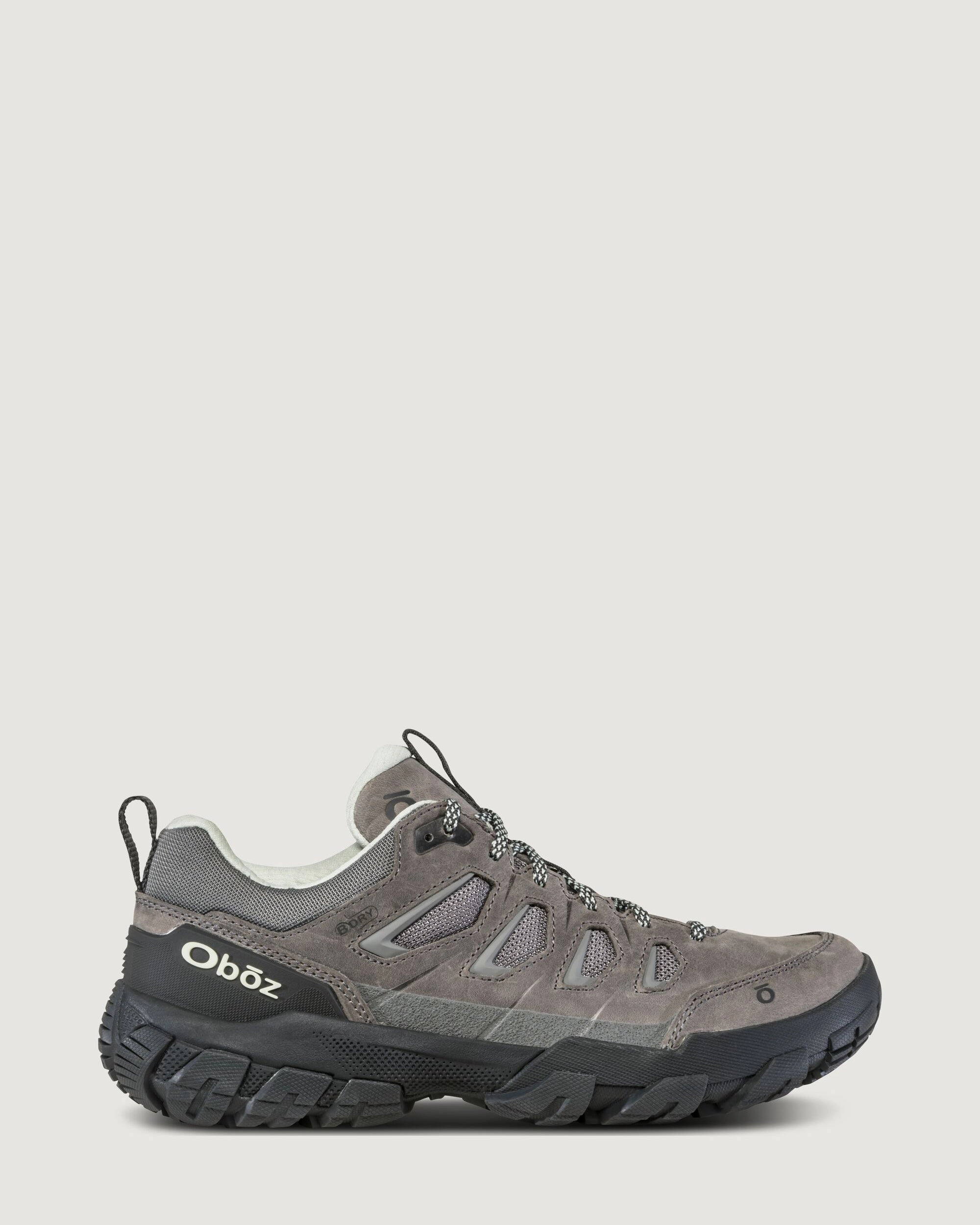 Comfort Build Protective Fit Women's Oboz Sawtooth X Low BDRY Hiking Shoes - Hazy Gray