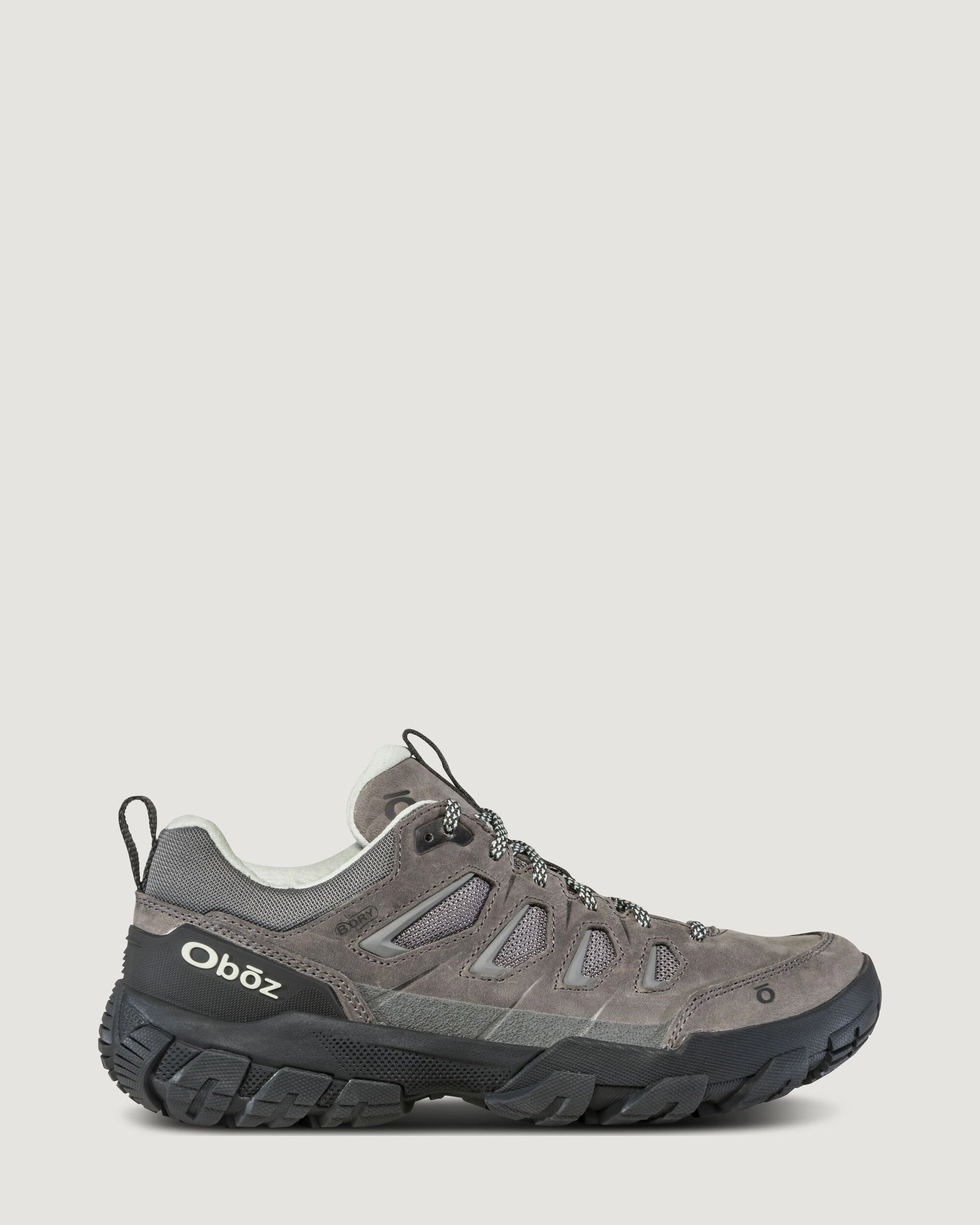 Women's Oboz Sawtooth X Low BDRY Hiking Shoes - Hazy Gray Terrain Master