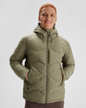 Morning Commute Gear Men's Frisco X Hooded Down Jacket - Beech