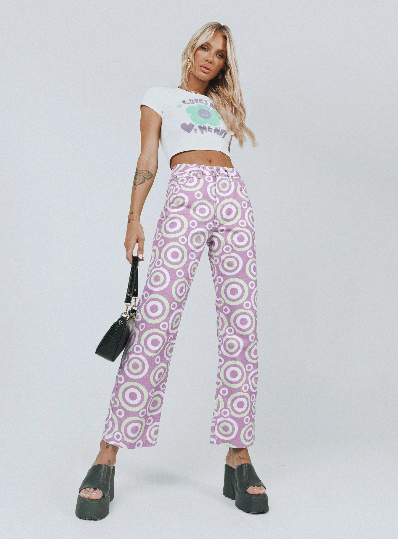 General Option The Ragged Priest Portal Denim Jeans Lilac