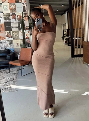 Oscar Midi Dress Dusty Pink Functional Layer