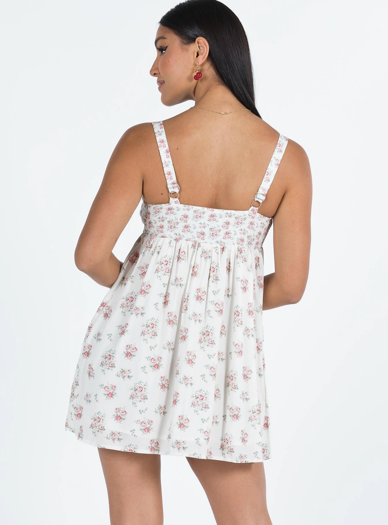 Vance Mini Dress Pink / Floral Modern Look