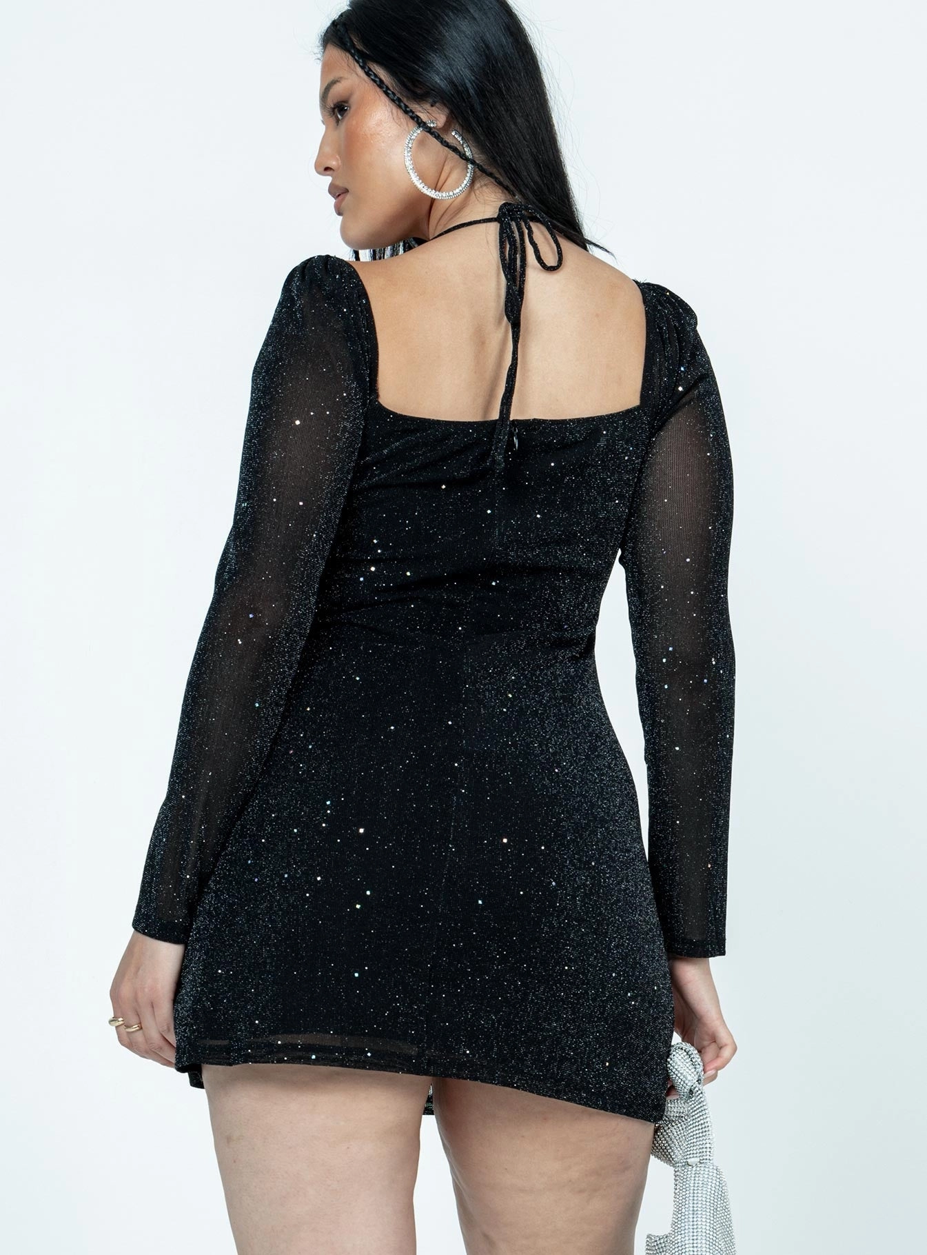 Cool Simplicity Sophisticated cocktail dress Stassie Mini Dress Black