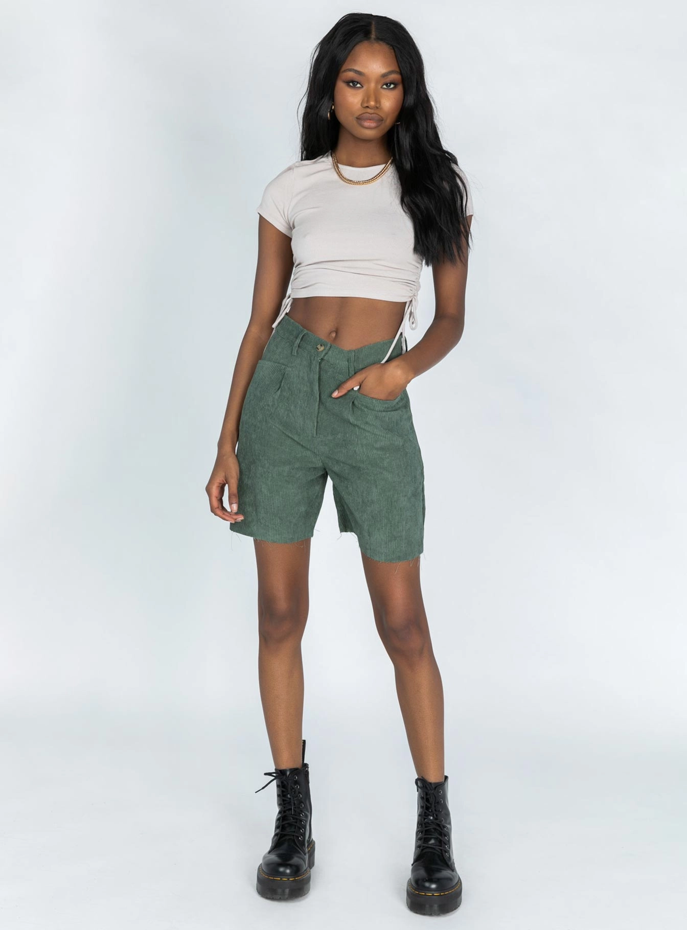 Cooper Shorts Green Reflective details fishing attire