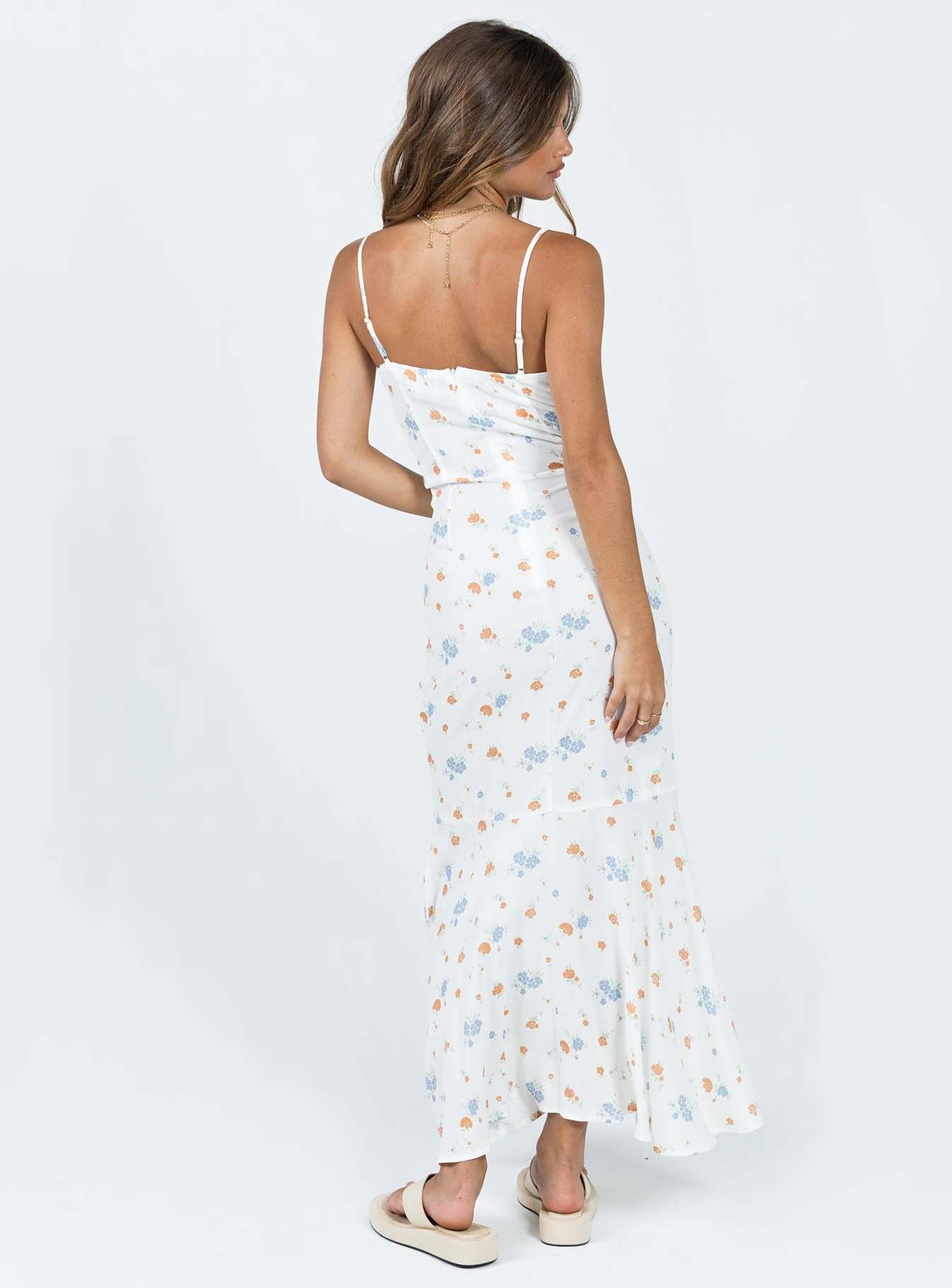 One Piece Look Corith Maxi Dress White / Multi