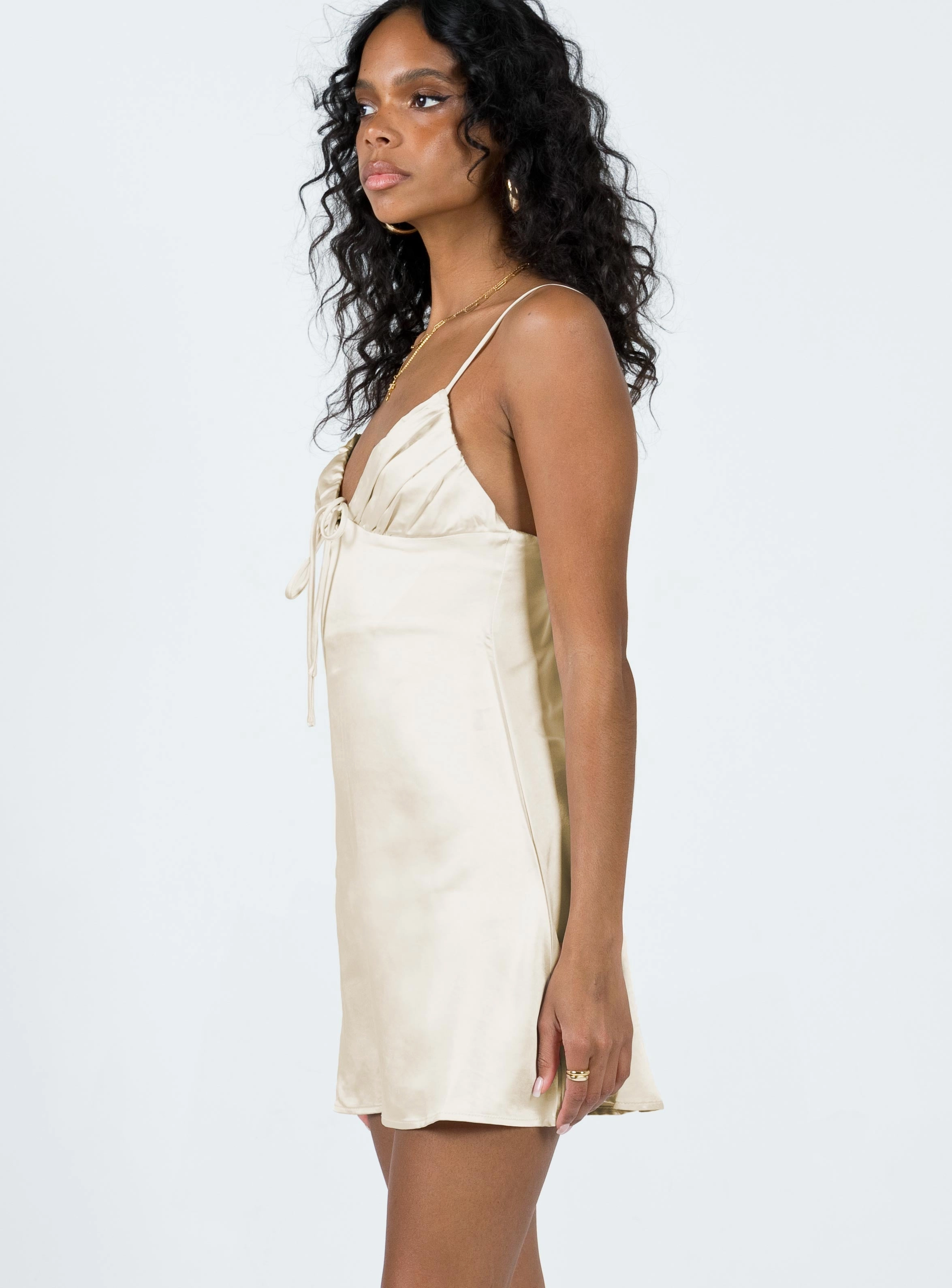 Cosmo Mini Dress Champagne Grace Base