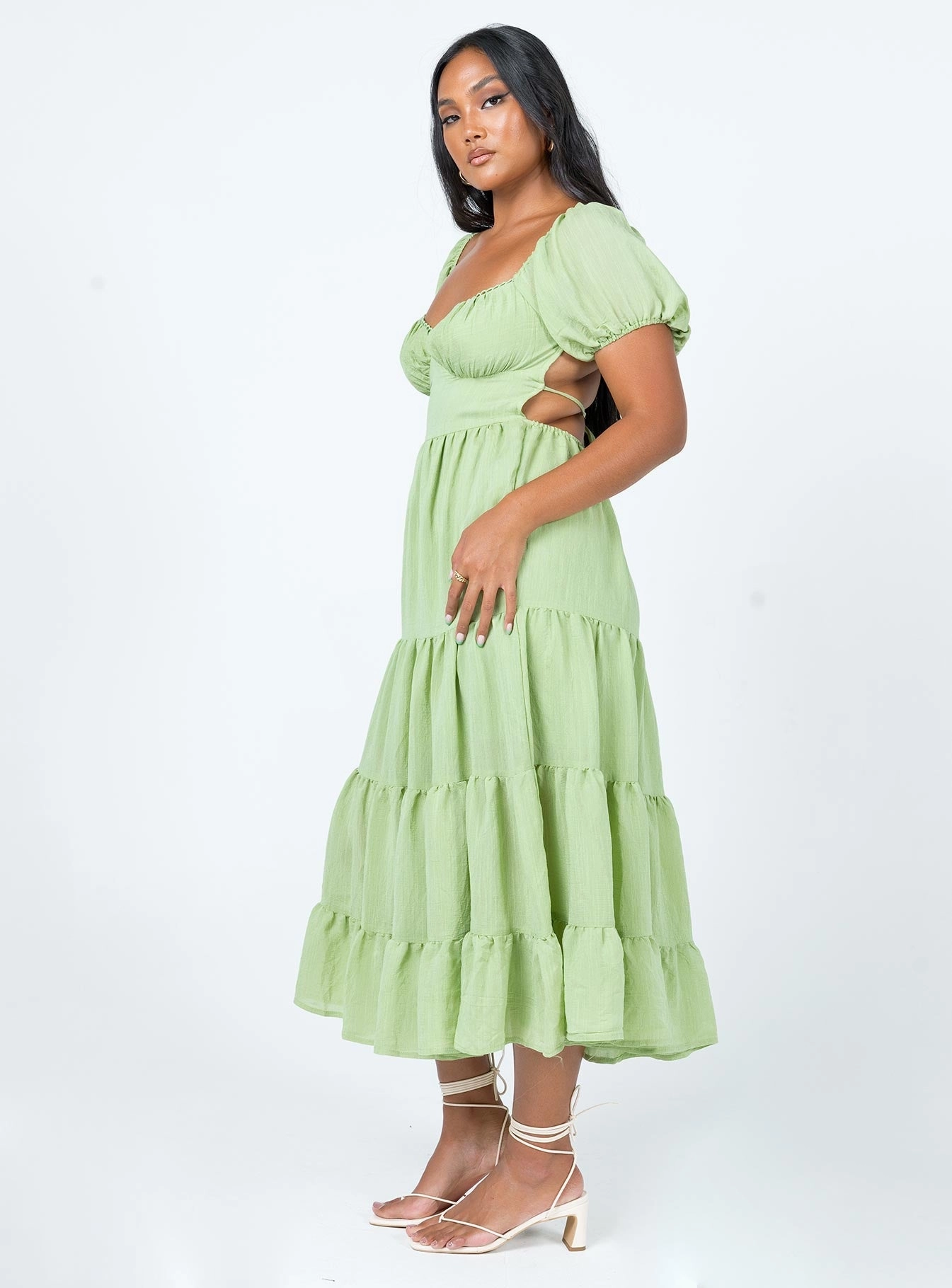 Simple formal dress Danny Midi Dress Green