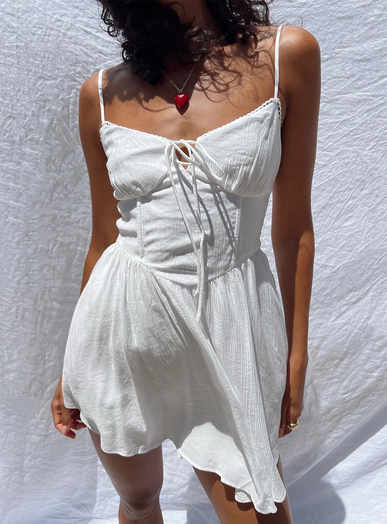 Ryrie Mini Dress White Dreamy Layers