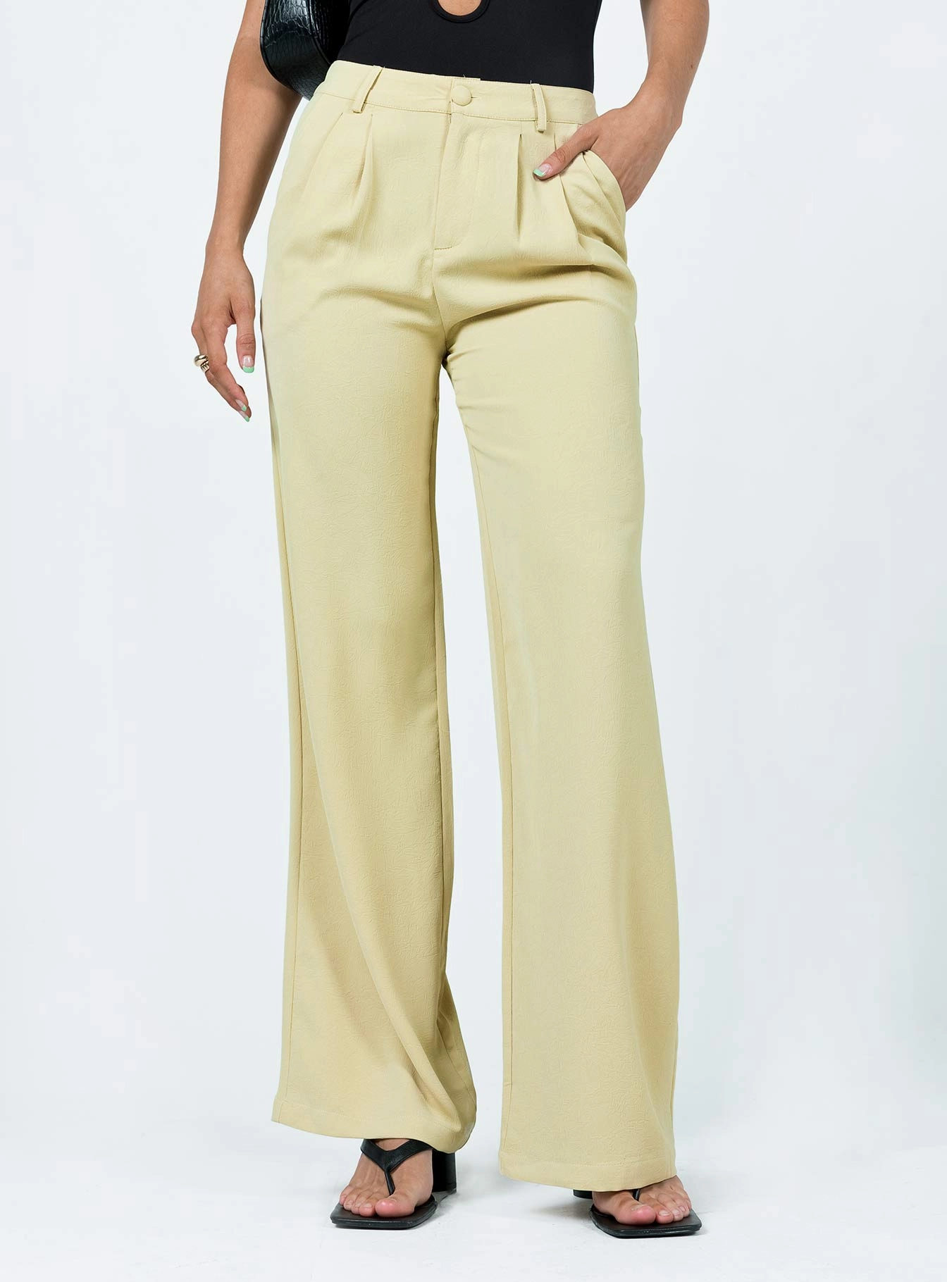 Fitted Style Vania Pants Green