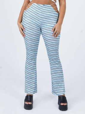 Venus Flare Pants Green HypoallergenicFabric ErgonomicStitching