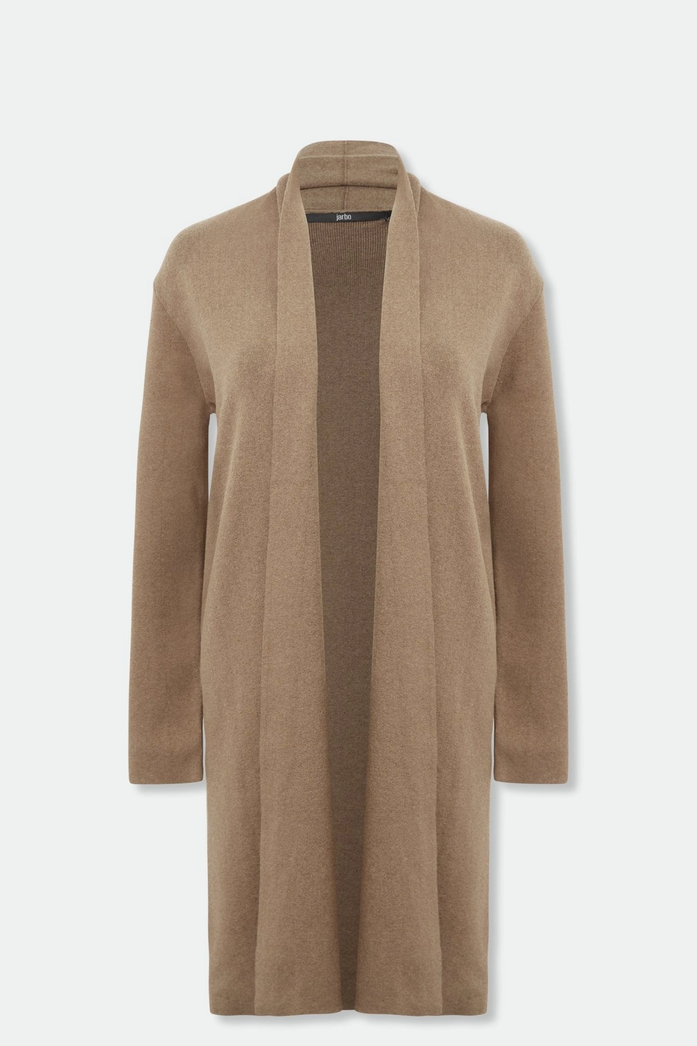 CORNELIA DUSTER IN DOUBLE KNIT HEATHERED PIMA COTTON Comfortable knit piece