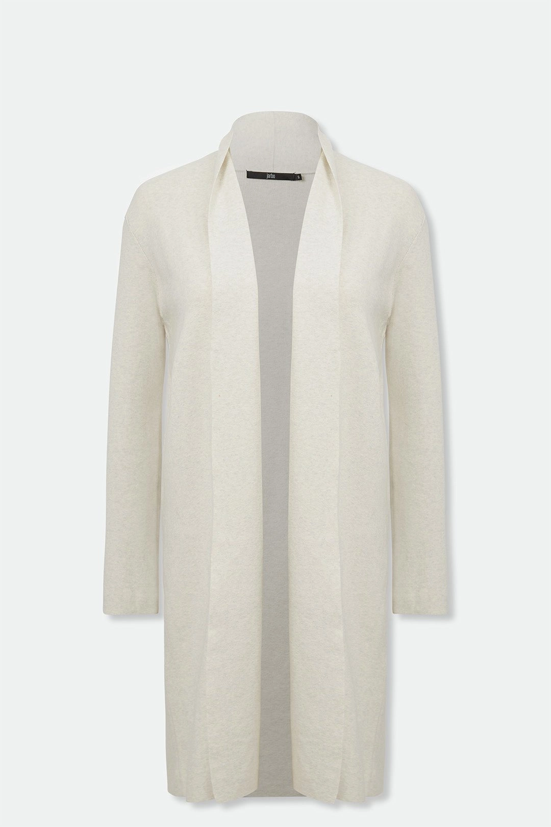 CORNELIA DUSTER IN DOUBLE KNIT HEATHERED PIMA COTTON Soft Knitwear Classic Comfort