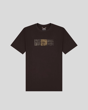 EcoConscious Processing Comfy Base Men's Mountain Photo Organic Cotton T-Shirt - Cold Brew