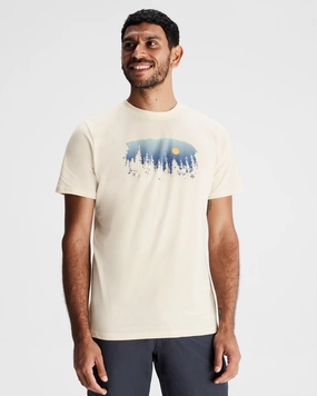 Men's Tree Line Organic Cotton T-shirt - Natural Comfort and Breathable