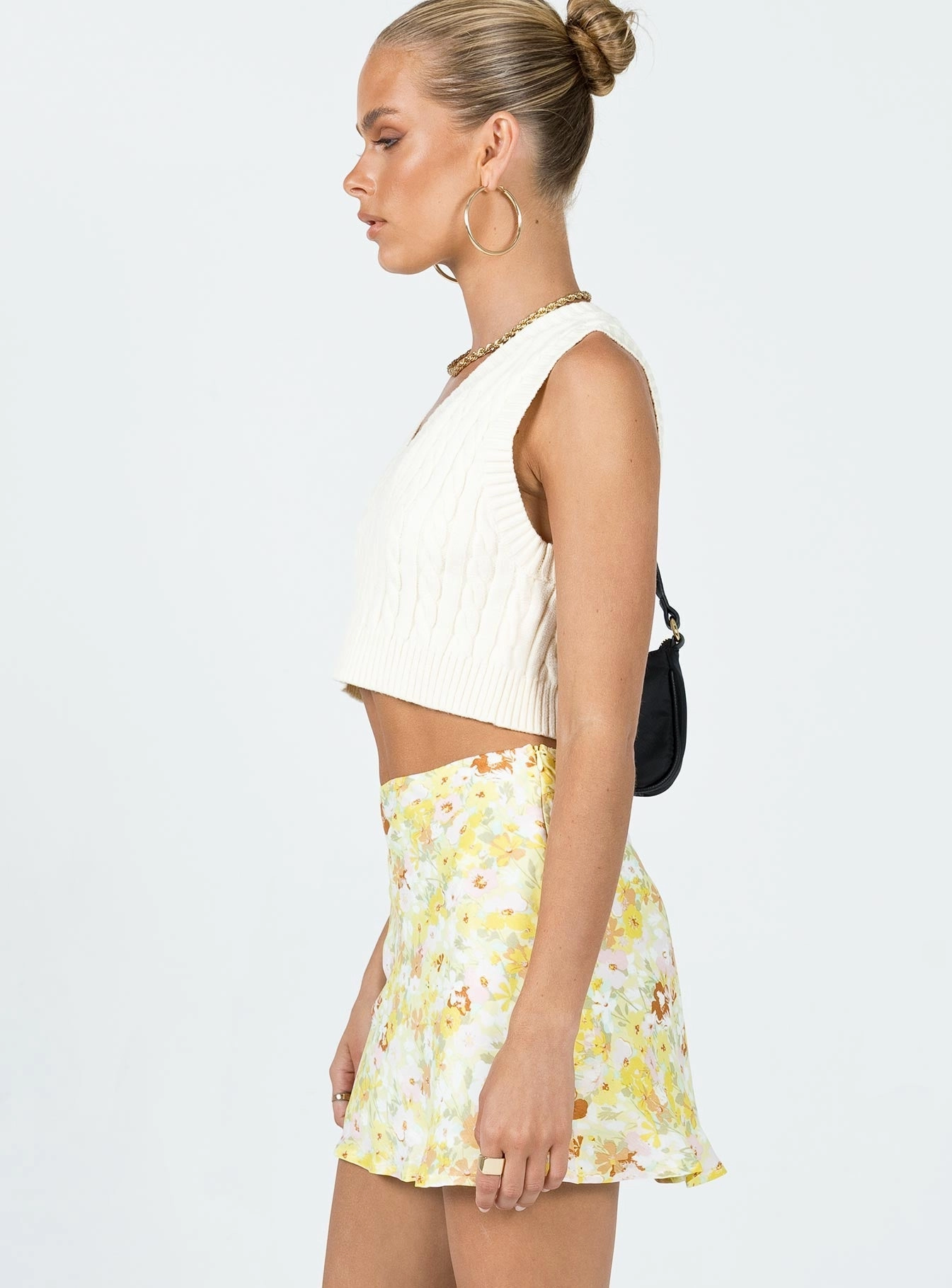 Sloane Mini Skirt Yellow Soft Motion Ankle length