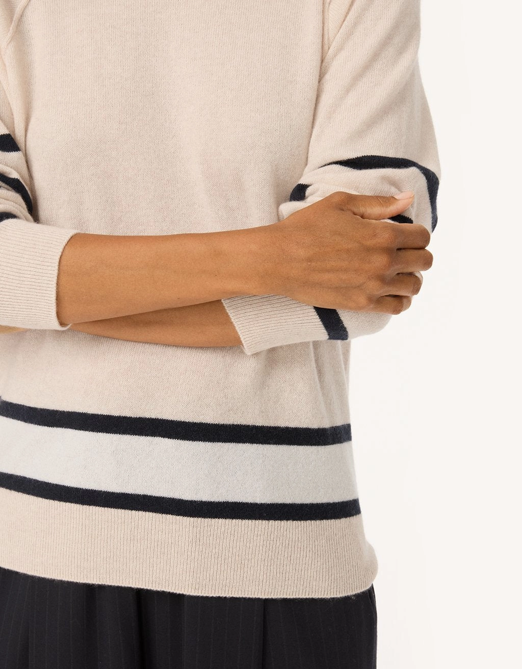 Light Stretch Unsubscribed Everyday-Weight Cashmere Raglan Sweater