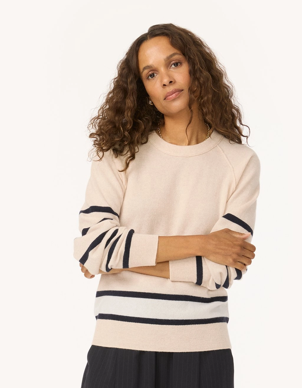 Unsubscribed Everyday-Weight Cashmere Raglan Sweater Sleek Performance Fit