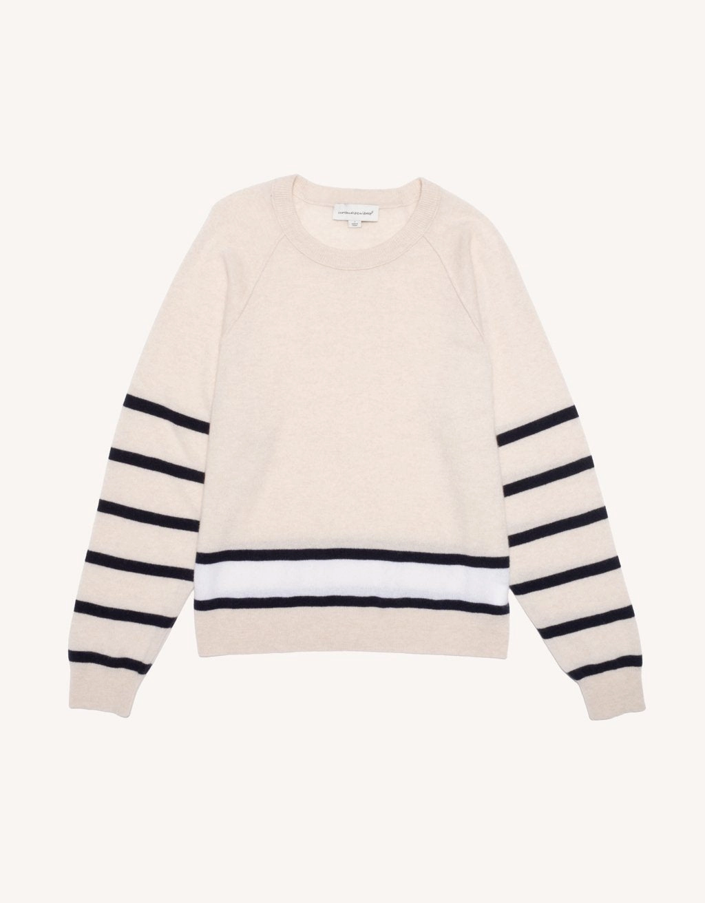 Unsubscribed Everyday-Weight Cashmere Raglan Sweater Relaxed Wear Knit Outfit